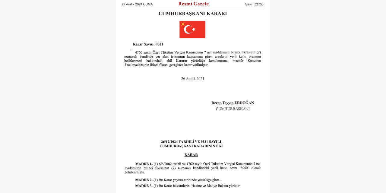 ÖTV Karar