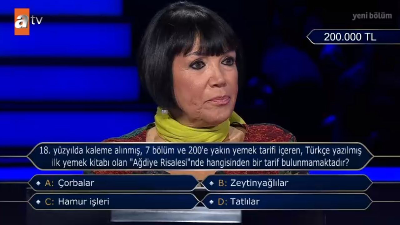 Kim Milyoner Olmak İster Sorusu