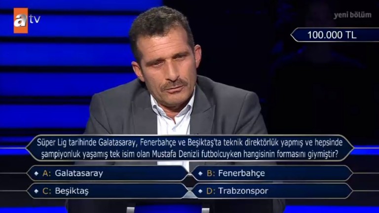 Süper Lig Tarihinde Galatasaray, Fenerbahçe Ve Beşiktaş'ta Teknik Direktörlük Yapmış Ve Hepsinde Şampiyonluk Yaşamış Tek İsim Olan Mustafa Denizli Futbolcuyken Hangisinin Formasını Giymiştir?