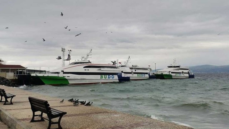 BUDO'dan Yarınki Seferlere Olumsuz Hava Engeli