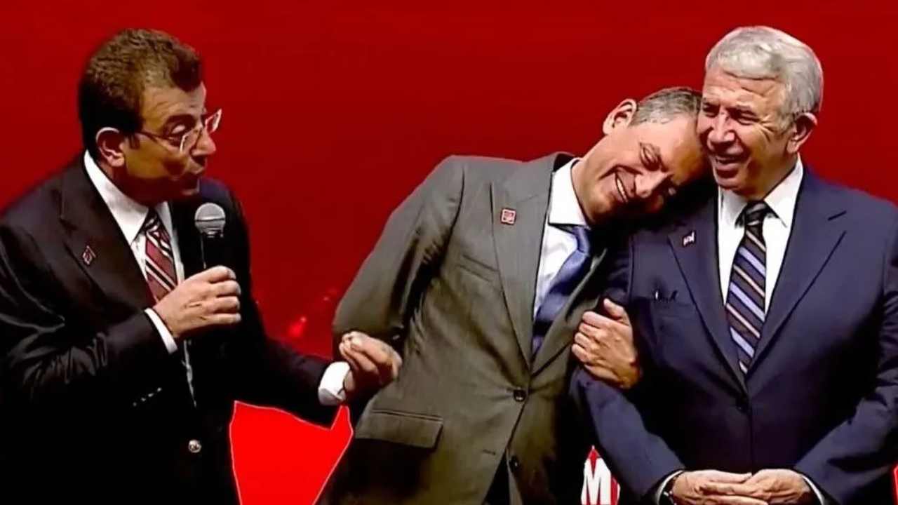 Mansur Yavaş ve Özgür Özel ve Ekrem İmamoğlu