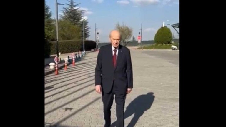 Devlet Bahçeli'nin Yalnız Yürüyüş Görüntüleri Paylaşıldı?