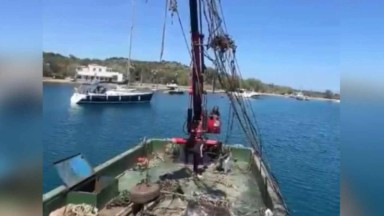 Muğla'da Myndos Antik Limanı'ndaki İzinsiz Bağlı Teknelere Yasal İşlem